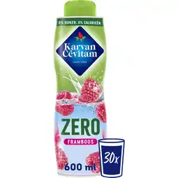 Jumbo Karvan Cévitam Zero Framboos Siroop 600 ml aanbieding