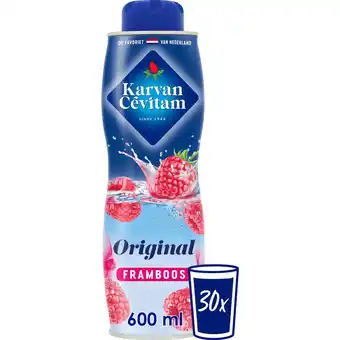 Jumbo Karvan Cévitam Framboos Original Siroop, 600 ml aanbieding