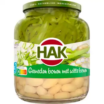 Jumbo Hak Gesneden Bonen met Witte Bonen 685 g aanbieding