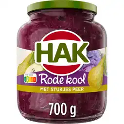 Jumbo Hak Rode Kool met Stukjes Peer 700 g aanbieding