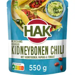 Jumbo HAK Mexicaans gekruid kidneybonen chili schotel 550g aanbieding