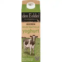 Jumbo Den Eelder Boeren Milde Halfvolle Yoghurt 1 L aanbieding