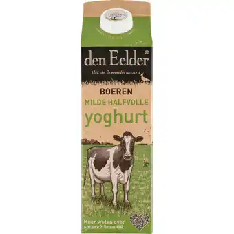 Jumbo Den Eelder Boeren Milde Halfvolle Yoghurt 1 L aanbieding