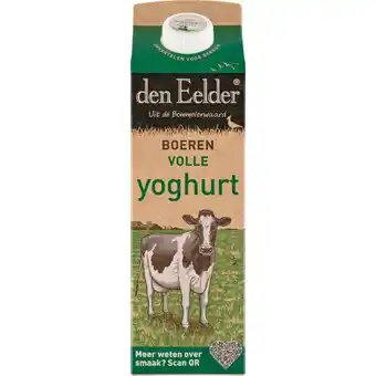 Jumbo den Eelder Boeren Volle Yoghurt 1 L aanbieding