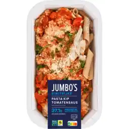 Jumbo Jumbo's Eiwitrijke Pasta Kip Tomatensaus 475 g aanbieding