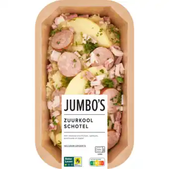 Jumbo Jumbo's Verse Maaltijd Zuurkoolschotel 450 g aanbieding