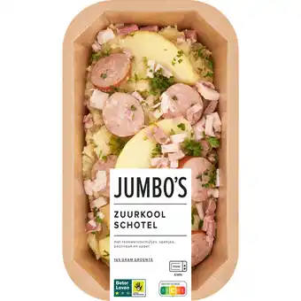 Jumbo Jumbo's Verse Maaltijd Zuurkoolschotel 450 g aanbieding