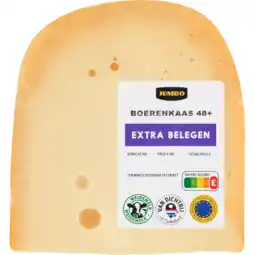 Jumbo Jumbo Boerenkaas 48+ Extra Belegen Stuk ca. 419 g aanbieding