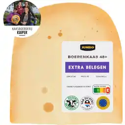 Jumbo Jumbo Boerenkaas 48+ Extra Belegen Stuk ca. 419 g aanbieding
