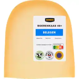 Jumbo Jumbo Boerenkaas 48+ Belegen Stuk ca. 450 g aanbieding