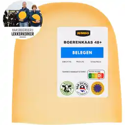 Jumbo Jumbo Boerenkaas 48+ Belegen Stuk ca. 450 g aanbieding
