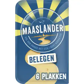 Jumbo Maaslander Belegen 50+ Kaas Plakken 140 g aanbieding