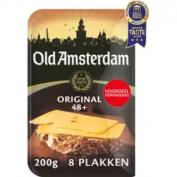 Jumbo Old Amsterdam Kaas Voordeelverpakking 8 Plakken 200 g aanbieding