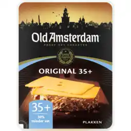 Jumbo Old Amsterdam Original 35+ Plakken Kaas 140 g aanbieding