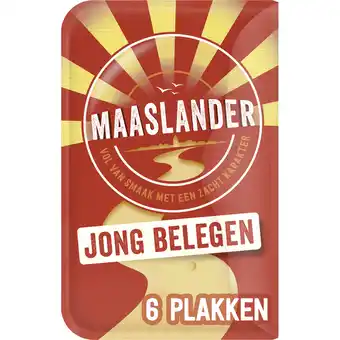 Jumbo Maaslander Jong Belegen 50+ Kaas Plakken 145 g aanbieding