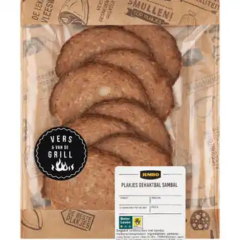 Jumbo Jumbo Plakjes Gehaktbal Sambal ca. 130 g aanbieding