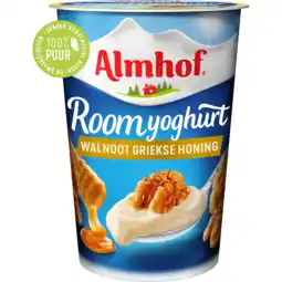 Jumbo Almhof Roomyoghurt Walnoot Griekse Honing 500 g aanbieding