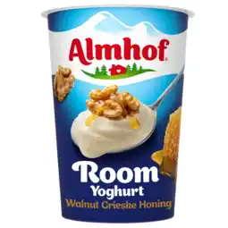 Jumbo Almhof Roomyoghurt Walnoot Griekse Honing 500 g aanbieding