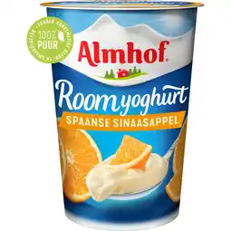 Jumbo Almhof Roomyoghurt Spaanse Sinaasappel 500 g aanbieding