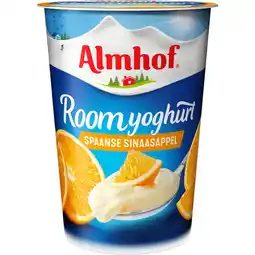 Jumbo Almhof Roomyoghurt Spaanse Sinaasappel 500 g aanbieding