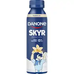 Jumbo Danone Skyr Drink Vanille Protein 0% Vet 270 ml aanbieding