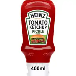 Jumbo Heinz Tomato Ketchup Pickle Flavour 400 ml aanbieding