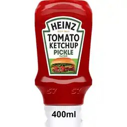 Jumbo Heinz Tomato Ketchup Pickle Flavour 400 ml aanbieding