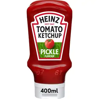Jumbo Heinz Tomato Ketchup Pickle Flavour 400 ml aanbieding