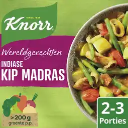 Jumbo Knorr Wereldgerechten Maaltijdpakket Indiase Kip Madras 326 g aanbieding