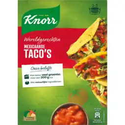 Jumbo Knorr Wereldgerechten Maaltijdpakket Mexicaanse Taco's 136 g aanbieding