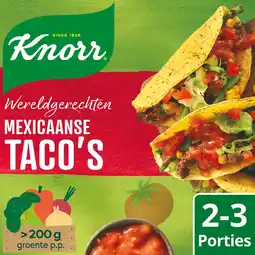 Jumbo Knorr Wereldgerechten Maaltijdpakket Mexicaanse Taco's 136 g aanbieding