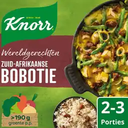 Jumbo Knorr Wereldgerechten Bobotie Zuid-Afrikaanse 309 g aanbieding