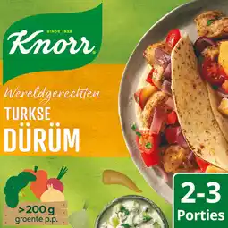 Jumbo Knorr Wereldgerechten Maaltijdpakket Turkse Dürüm 198 g aanbieding