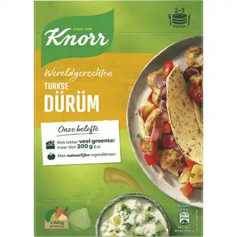 Jumbo Knorr Wereldgerechten Maaltijdpakket Turkse Dürüm 198 g aanbieding