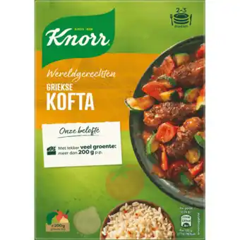 Jumbo Knorr Wereldgerechten Kofta Griekse 303 g aanbieding