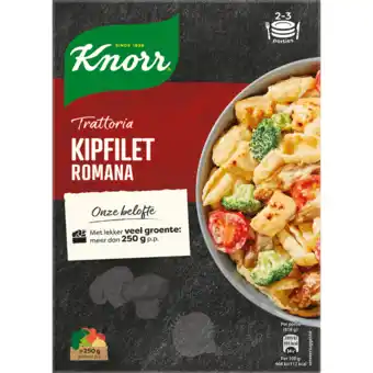 Jumbo Knorr Trattoria Pastagerecht Kipfilet Romana 269 g aanbieding