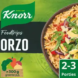 Jumbo Knorr Wereldgerechten Foodtrips Orzo 271 g aanbieding