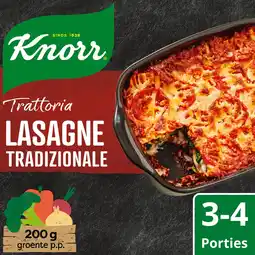 Jumbo Knorr Trattoria Lasagne Tradizionale 296 g aanbieding
