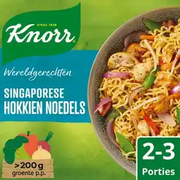 Jumbo Knorr Wereldgerechten Hokkien Noedels Singaporese 192 g aanbieding