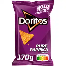 Jumbo Doritos Pure Paprika Tortilla Chips 170 gr aanbieding