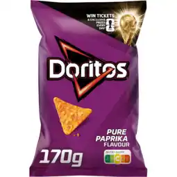 Jumbo Doritos Pure Paprika Tortilla Chips 170 gr aanbieding
