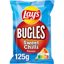 Jumbo Lay's Bugles Sweet Chilli Chips 125 gr aanbieding