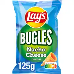 Jumbo Lay's Bugles Nacho Cheese Kaas Chips 125 gr aanbieding