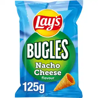 Jumbo Lay's Bugles Nacho Cheese Kaas Chips 125 gr aanbieding