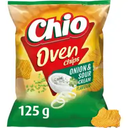 Jumbo Chio Oven Chips Onion & Sour Cream Flavour 125 g aanbieding