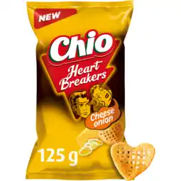 Jumbo Chio Heart Breakers Cheese Onion 125 g aanbieding