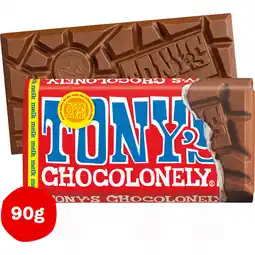 Jumbo Tony's Chocolonely Melk 90 g aanbieding