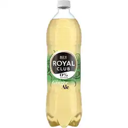 Jumbo Royal Club Ginger Ale 0% Suiker Fles 1L aanbieding