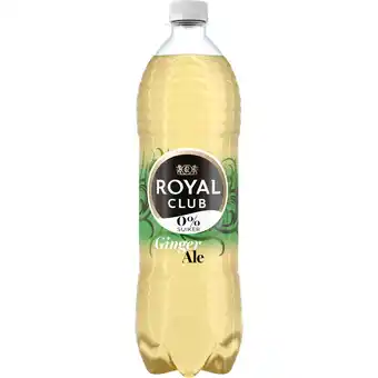 Jumbo Royal Club Ginger Ale 0% Suiker Fles 1L aanbieding
