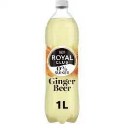 Jumbo Royal Club Ginger Beer 0% Suiker 1 L aanbieding